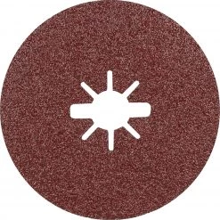 Bosch Bleu Accessoires Disque Fibreu Et Abrasif 2608621783 Expert R781 Disque En Fibre Céramique Prismatique X-LOCK 125 Mm, 22,23 Mm, K60, 5 Pièces