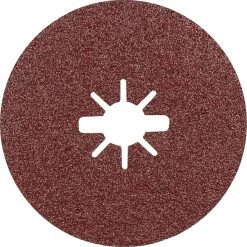 Bosch Bleu Accessoires Disque Fibreu Et Abrasif 2608621795 Expert R781 Disque Prismatique En Fibre Céramique X-LOCK 125 Mm, 22,23 Mm, K60
