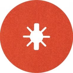 Bosch Bleu Accessoires Disque Fibreu Et Abrasif 2608621809 Expert R782 Disque En Fibre Céramique Prismatique X-LOCK 125 Mm, 22,23 Mm, K60, 5 Pièces