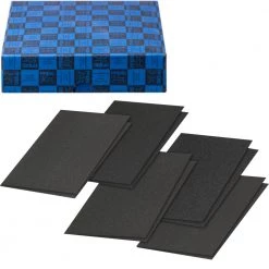 Pferd Feuille Abrasive-manuel 45098041 Jeu De 10 Feuilles Abrasives En Corindon 230x280 Mm BG BL A40, 80, 100, 120, 180 Universel