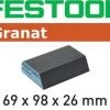 Festool Accessoires Éponge Abrasive Éponge De Ponçage 69x98x26 120 CO GR/6 Granat 201084