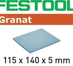 Festool Accessoires Éponge Abrasive Éponge De Ponçage GRANAT 115x140x5 MF 1500 GR/20 201102